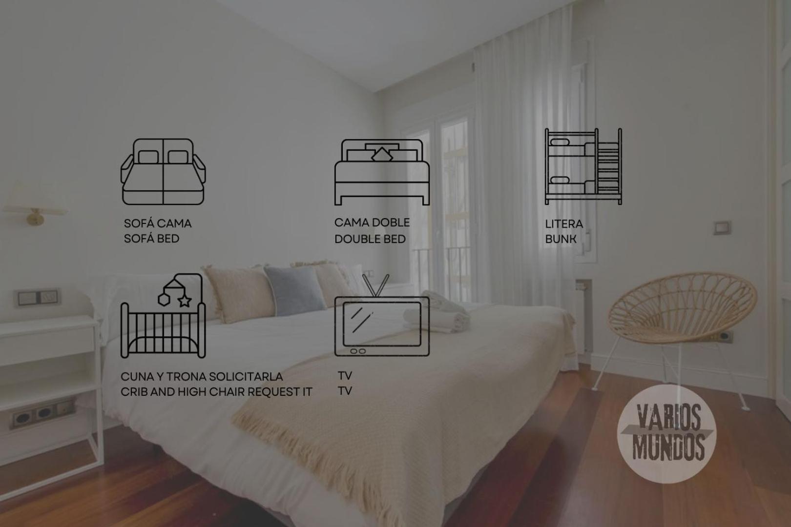 Premium Apt 10Pax En Plaza Espana-Gran Via Madrid Eksteriør bilde