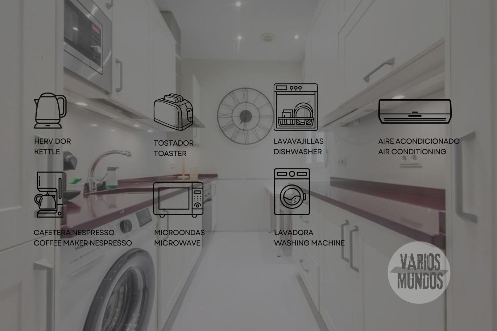 Premium Apt 10Pax En Plaza Espana-Gran Via Madrid Eksteriør bilde